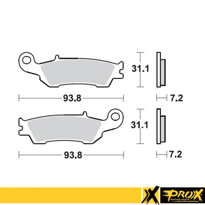 ProX Bremsbeläge Vorne Fantic XX/XE 125 2021