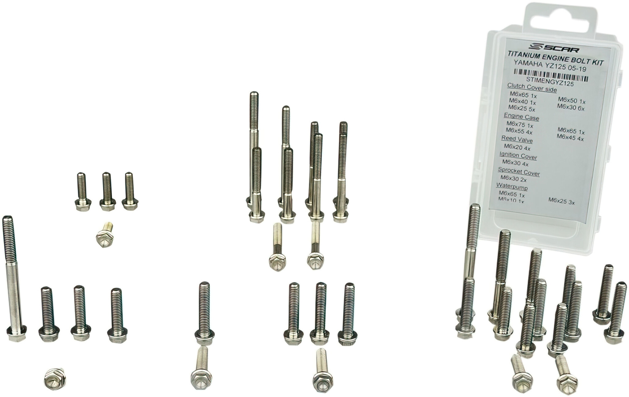 SCAR Titanium Engine Bolt Kit Fantic