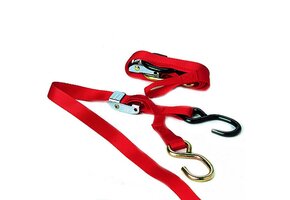 TMV Tie downs 1,5" Red (2pcs) Width: 1-1/2"