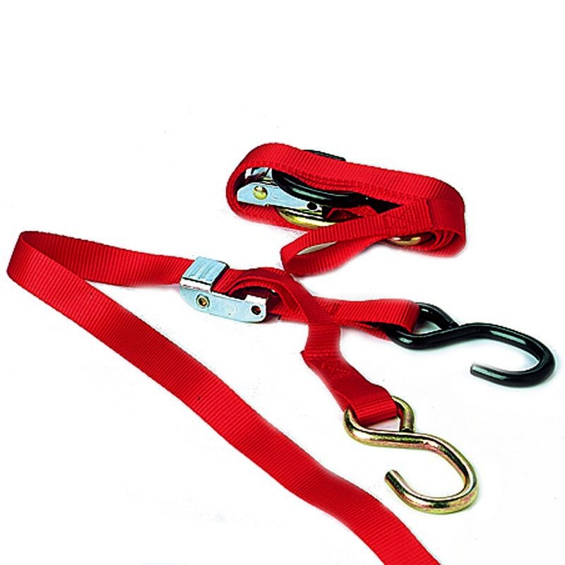 TMV Tie downs 1,5" Red (2pcs) Width: 1-1/2"