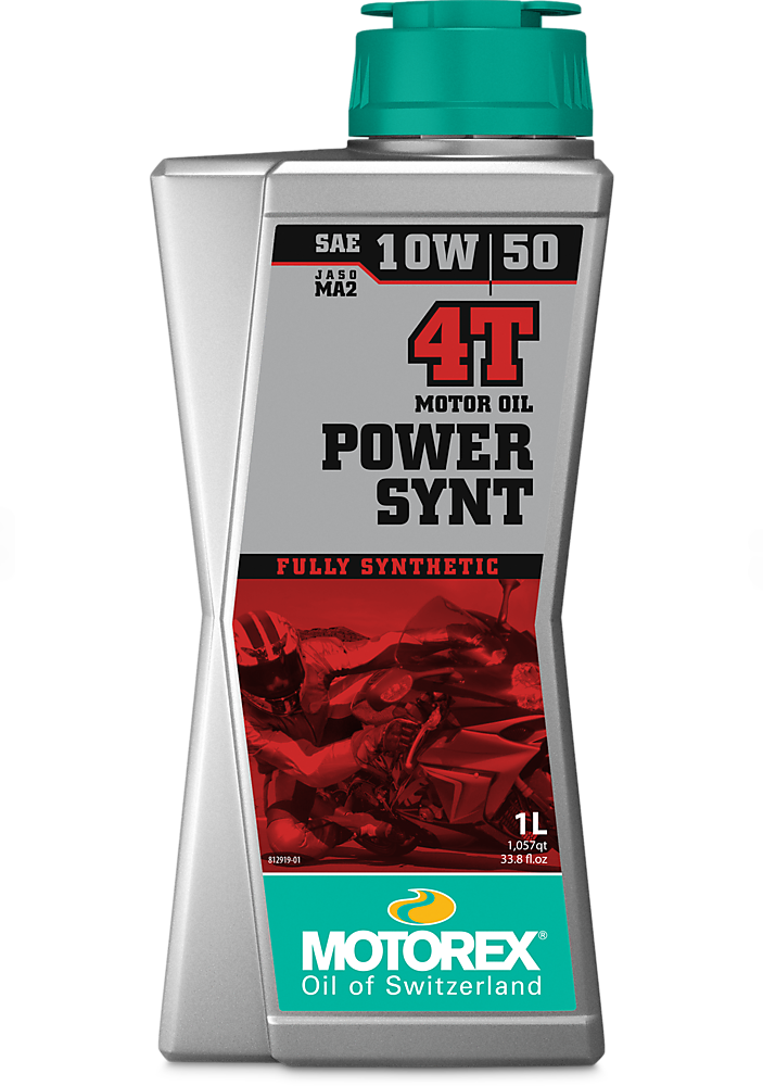 MOTOREX - POWER SYNT 4T SAE 10W/50 JASO MA2 - 4liter
