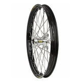Haan Wheels FANTIC 2 Stroke Front 21-1,60 Black Rim-Silver Hub