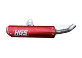 HGS Silencer Fantic XX125 MX 2021-2025 RED