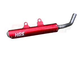 HGS Silencer Beta RR250/300 2022-2024 + RX300 2024 MX RED