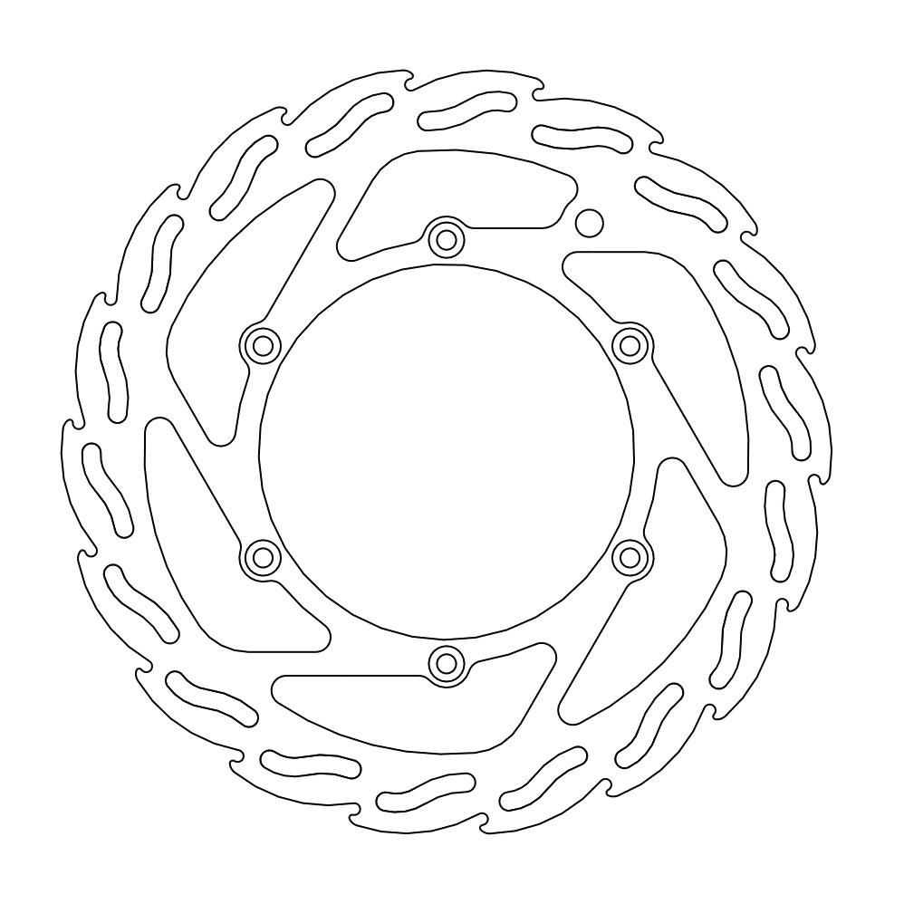 Motomaster Brake Disc Front Flame Beta RR 13-..- 260MM