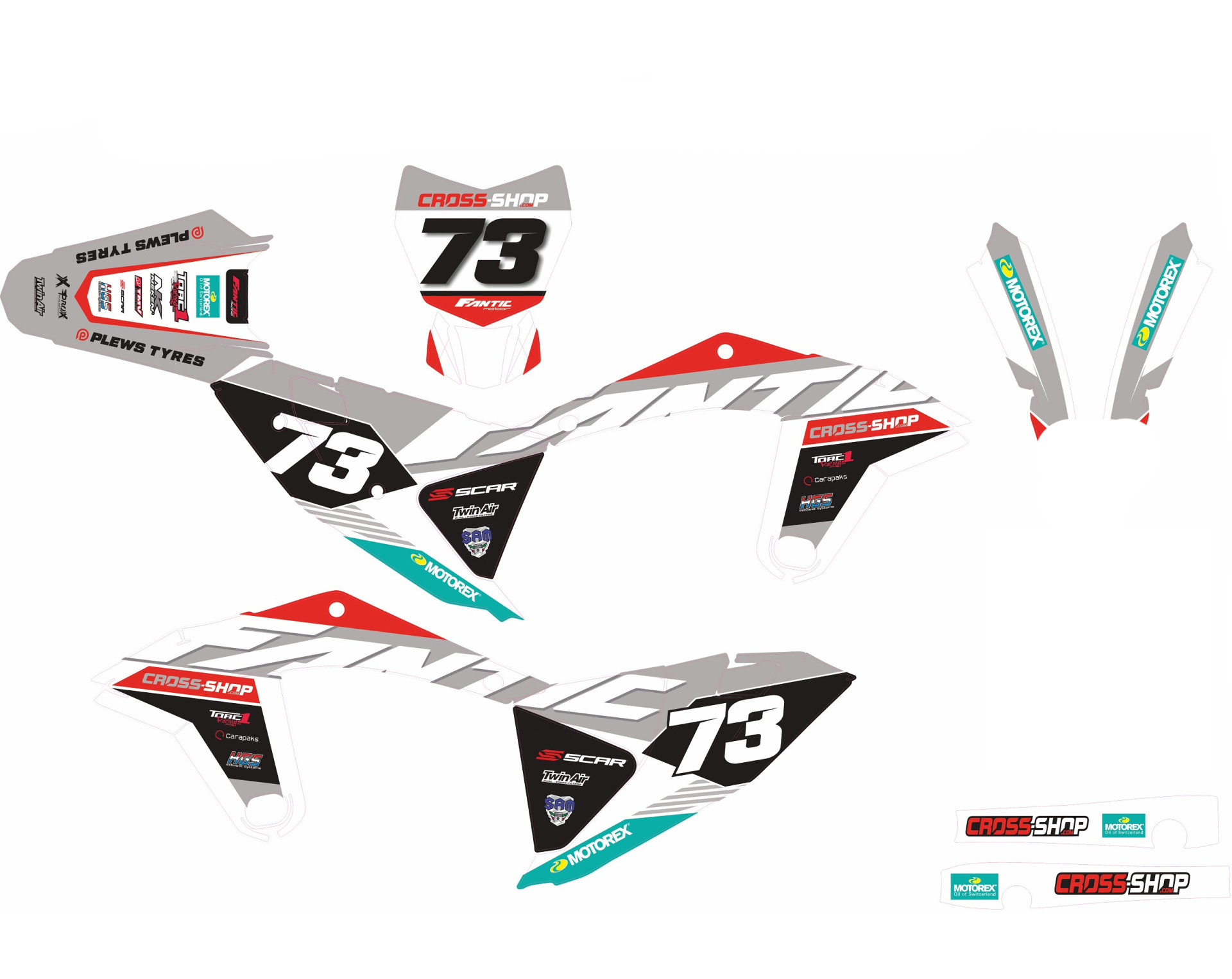 Decal Kit Fantic 2022->2024 "A2"
