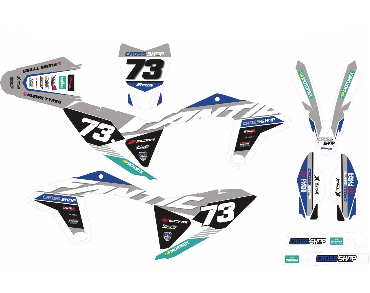 Decal Kit Fantic 2022->2024 "A1"