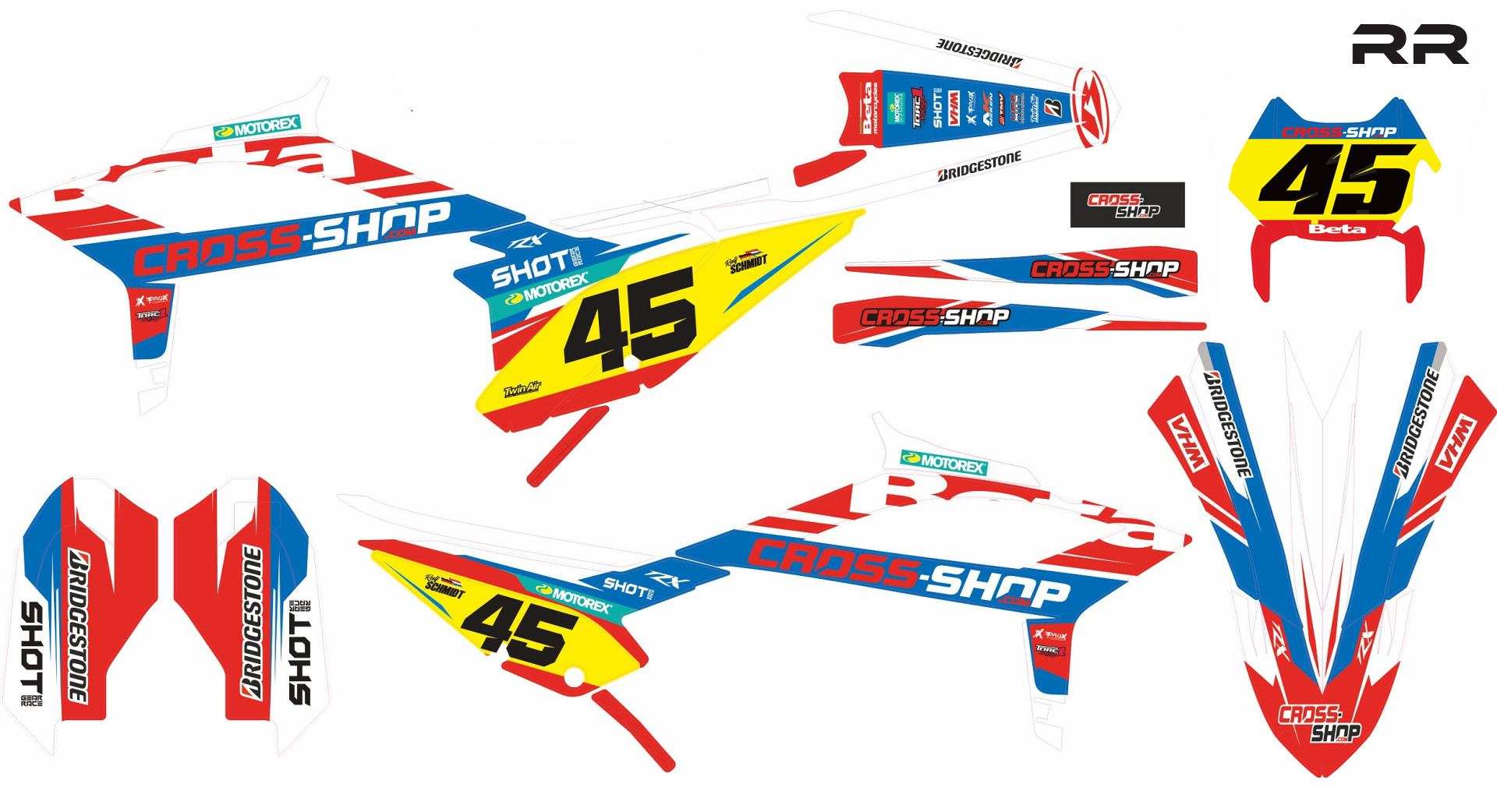 Aufkleber Kit Beta RR 2022->.... / RX 2024->.... "Highpoint"