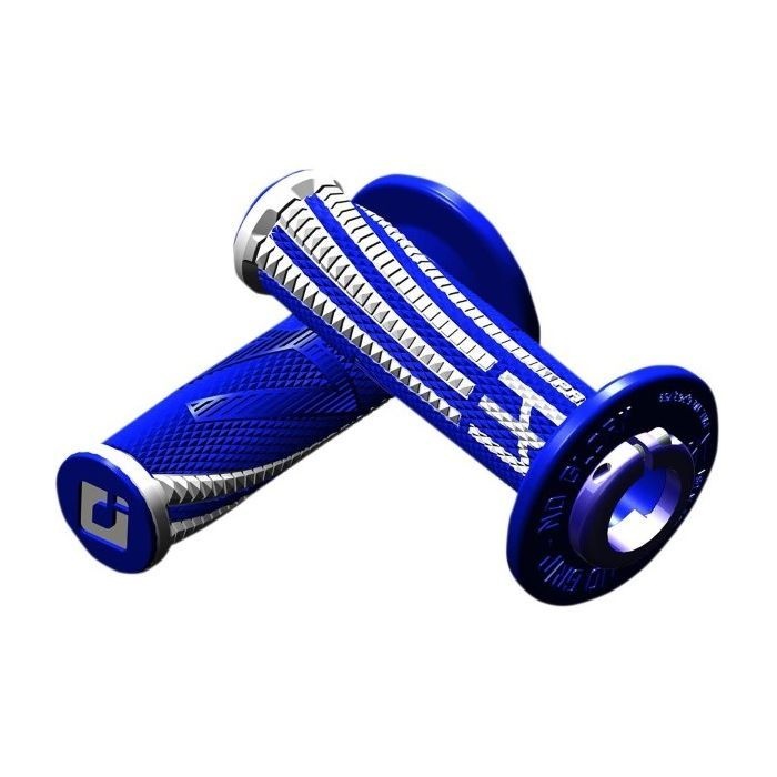 ODI EMIG PRO V2 Lock-On Grip - Blau/Weiss