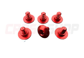 GECO - Fork guard screws TM/FANTIC 6PZ. M6 Red