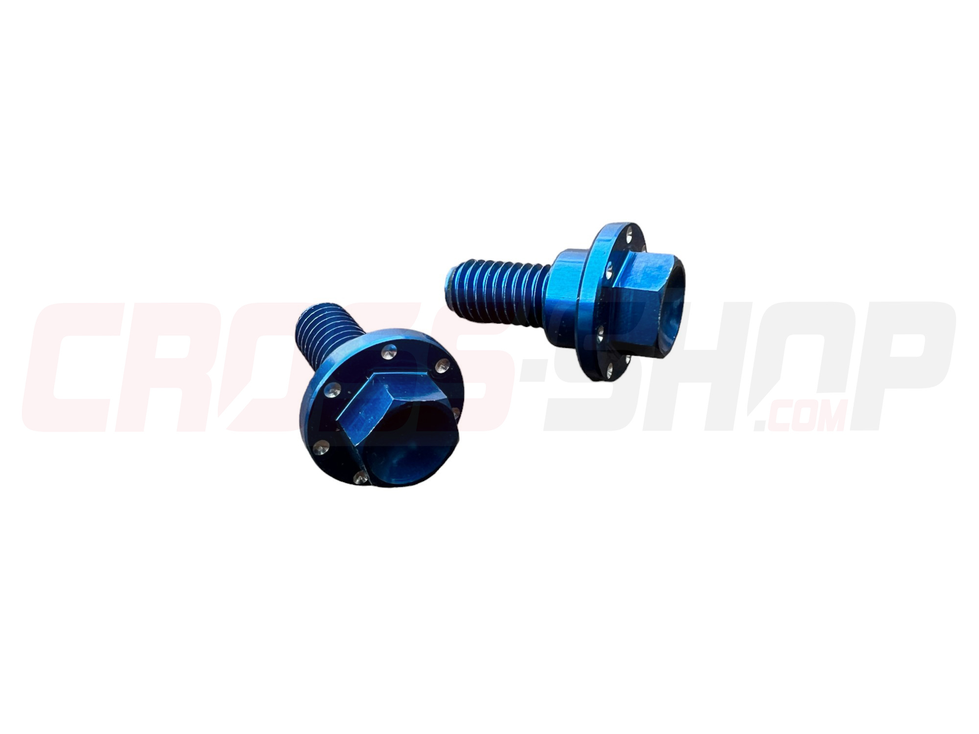 GECO - Bremsleitunghalter Schrauben FANTIC 2 pcs M6 Blau