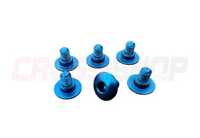 GECO - Fork guard screws BETA RR 250 > 500 2005 > 2022 6PZ. M6 Blue