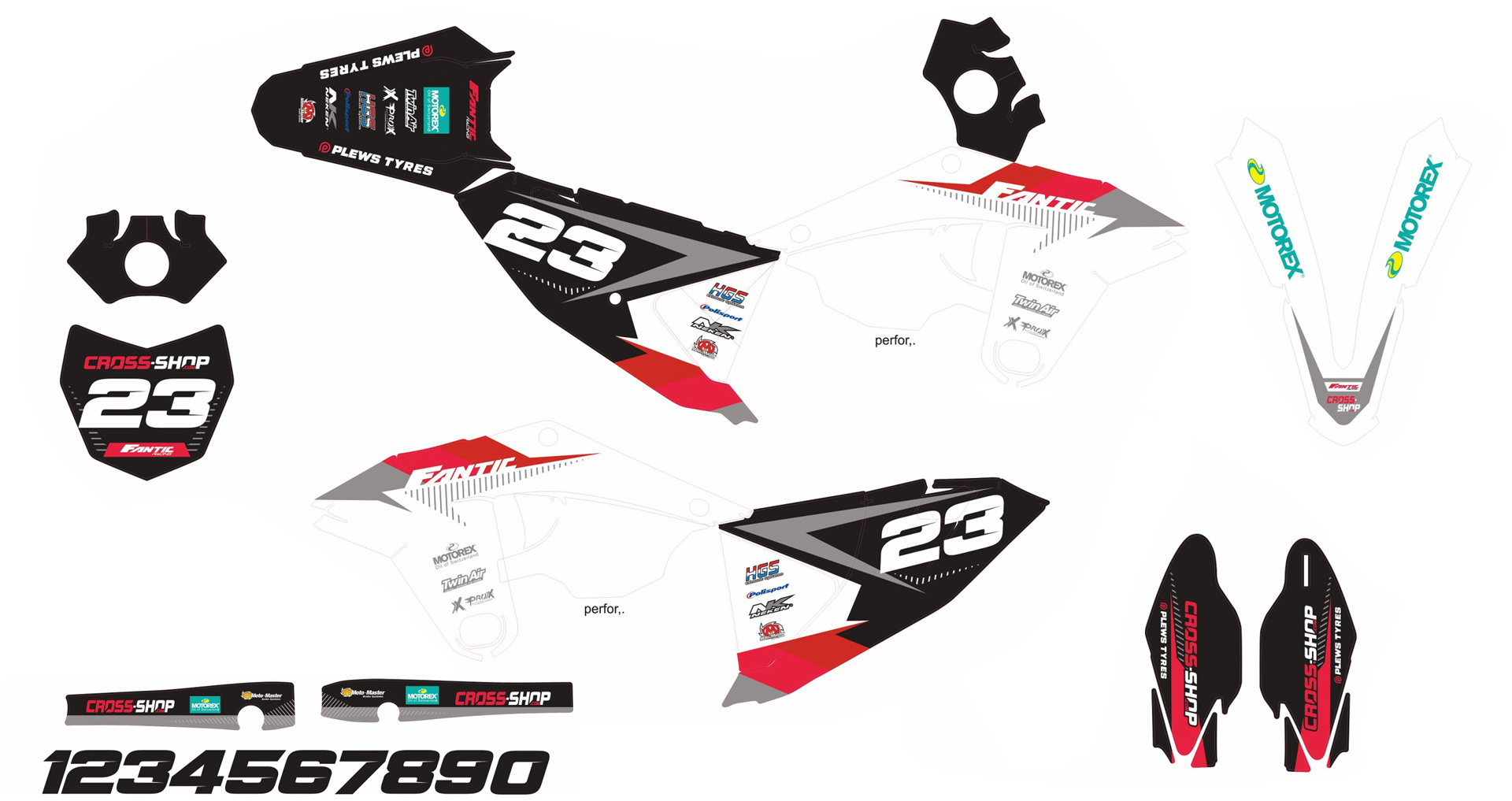 Decal Kit Fantic "Unadilla"