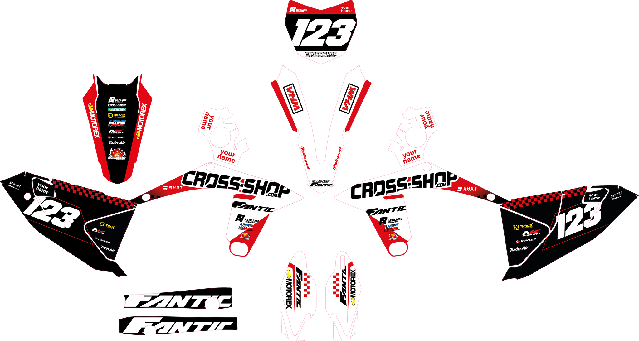 Decal Kit Fantic "Washougal"