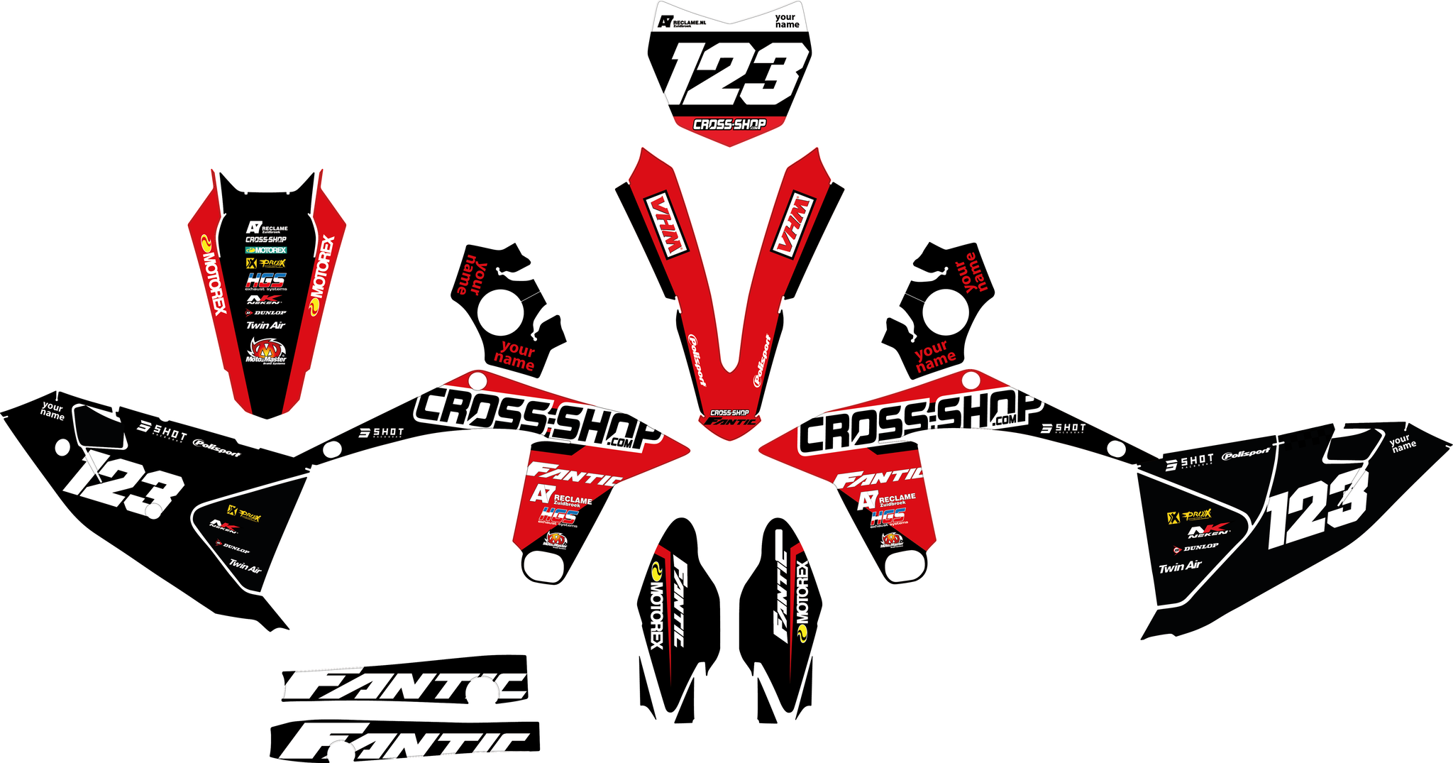 Decal Kit Fantic "Milestone"