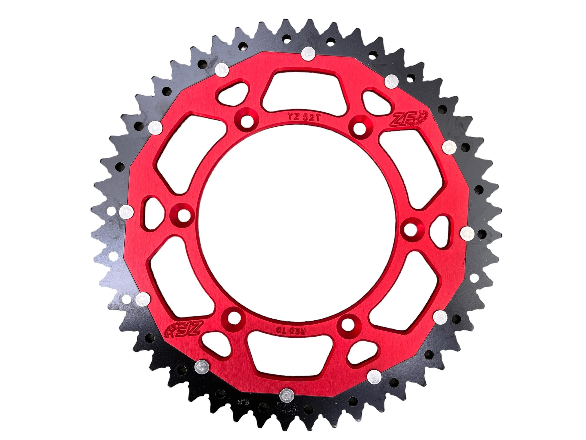 FANTIC/YAMAHA REAR SPROCKET ZF - ALU/STEEL RED