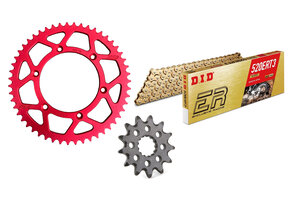 ZF KETTENSATZ FANTIC / YAMAHA ALU ROT