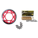 ZF CHAIN / SPROCKET KIT FANTIC / YAMAHA ALU-STEEL RED