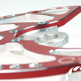 CARAPAKS Front Brake Disc Guard Beta MY2014-2023 RED