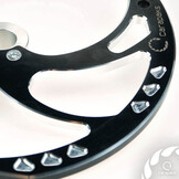 CARAPAKS Front Brake Disc Guard Beta MY2014-.... BLACK