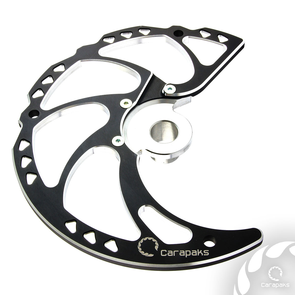 CARAPAKS Front Brake Disc Guard Beta MY2014-.... BLACK