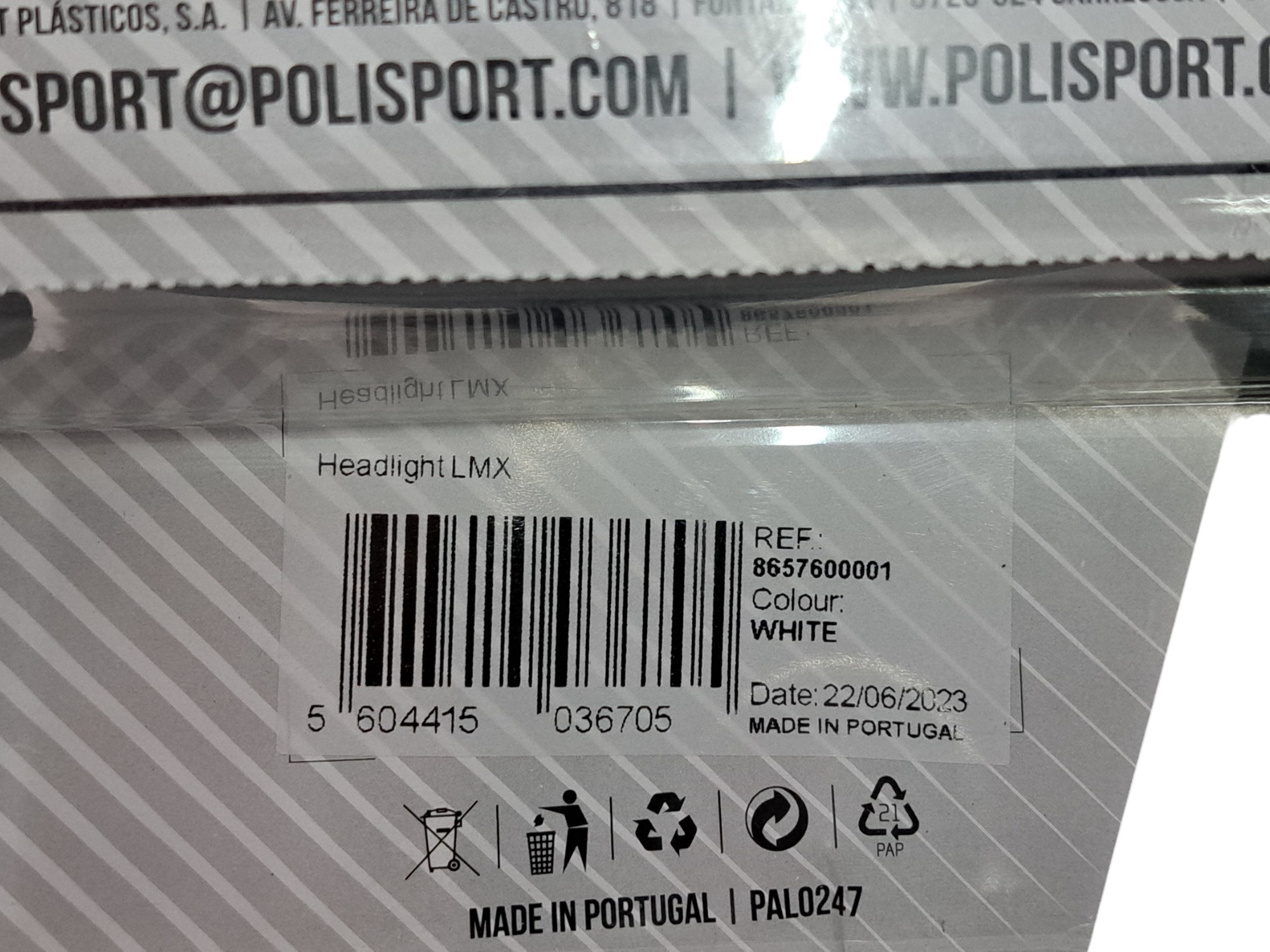 (SALE) LAMPENMASKE POLISPORT "LMX"