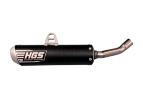 HGS Endschalldämpfer Fantic XX125 MX 2021-2026 Schwarz