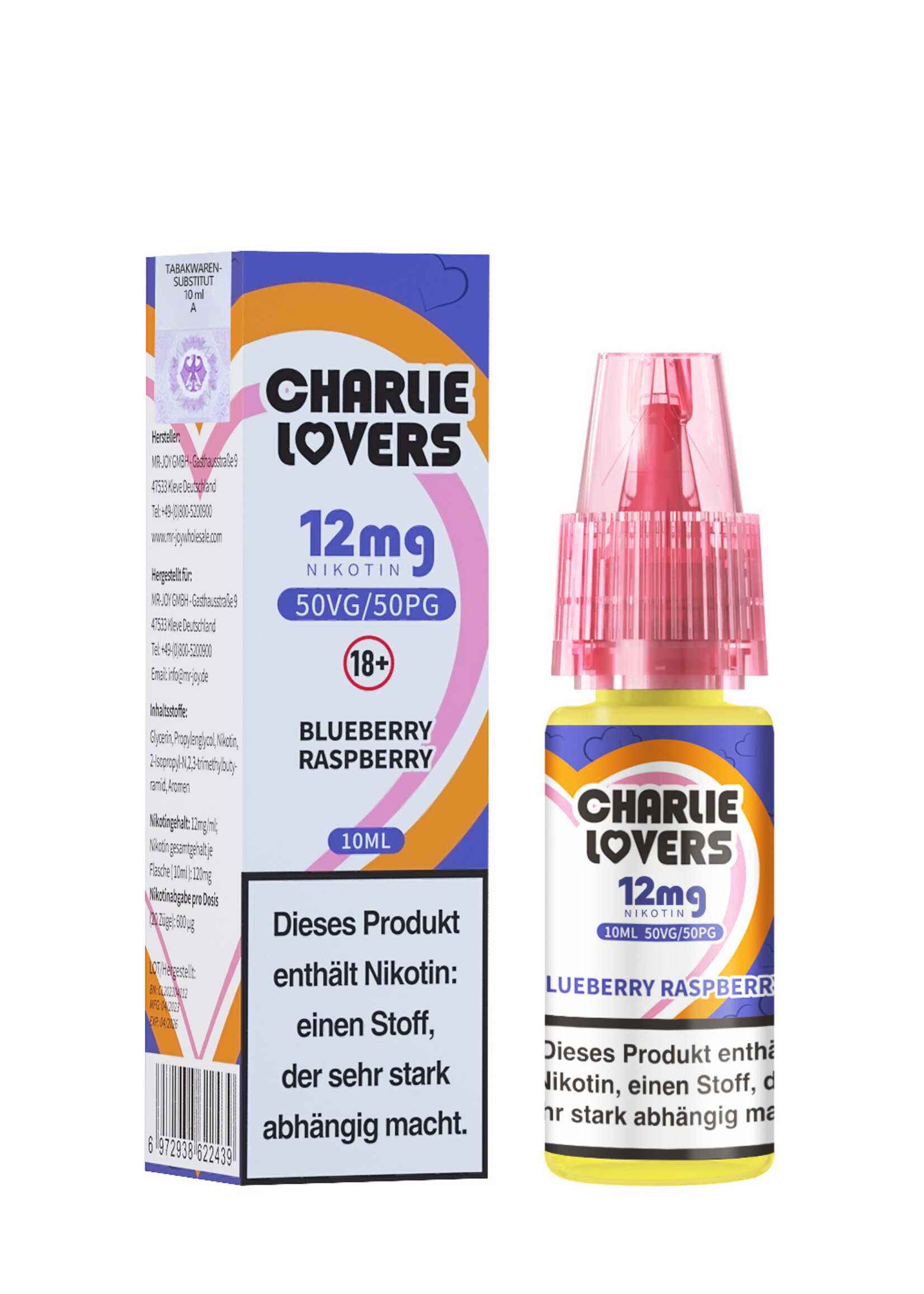 Charlie Lovers - Blueberry Raspberry - E-Liquid