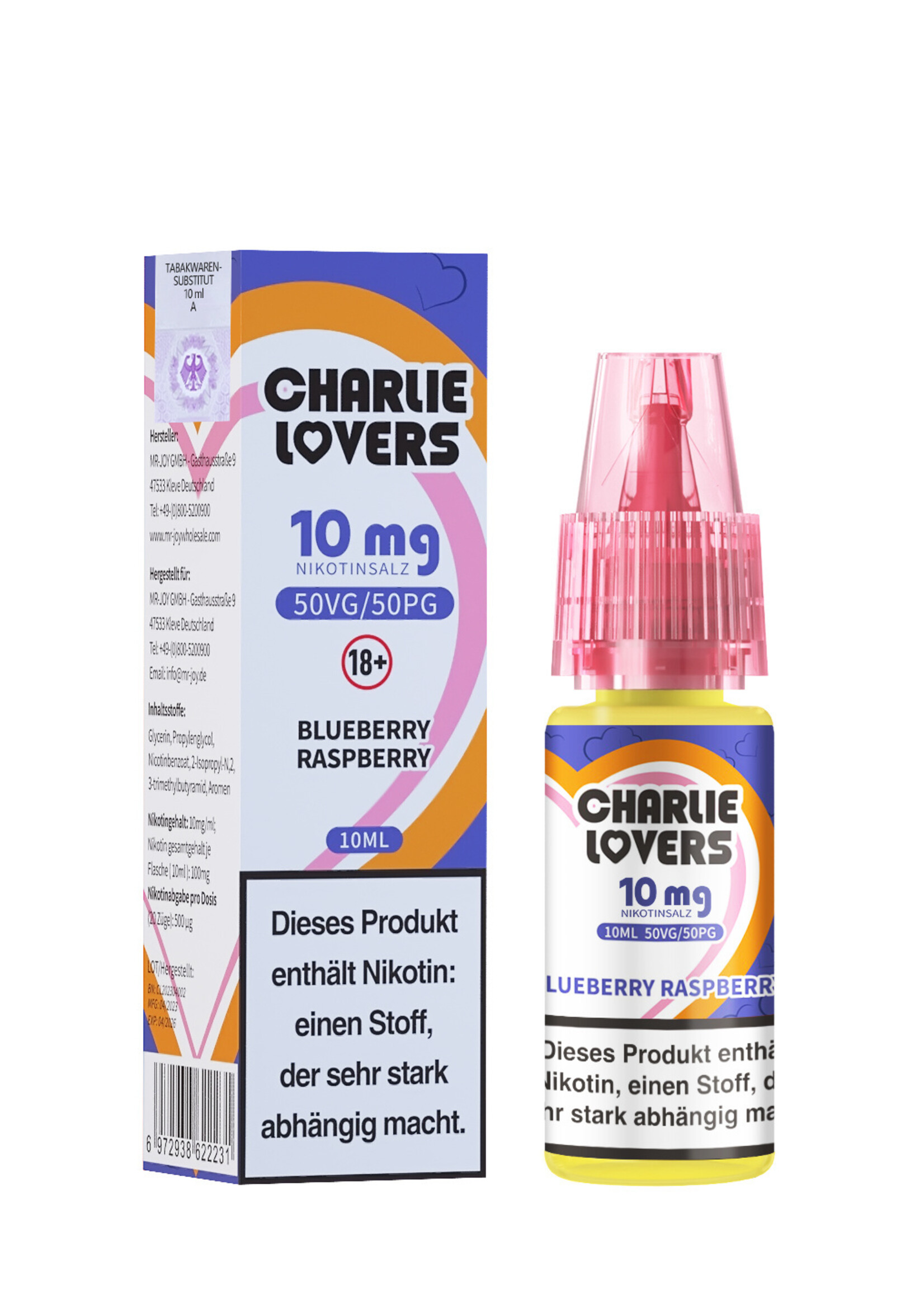 Charlie Lovers - Blueberry Raspberry - Nikotinsalz