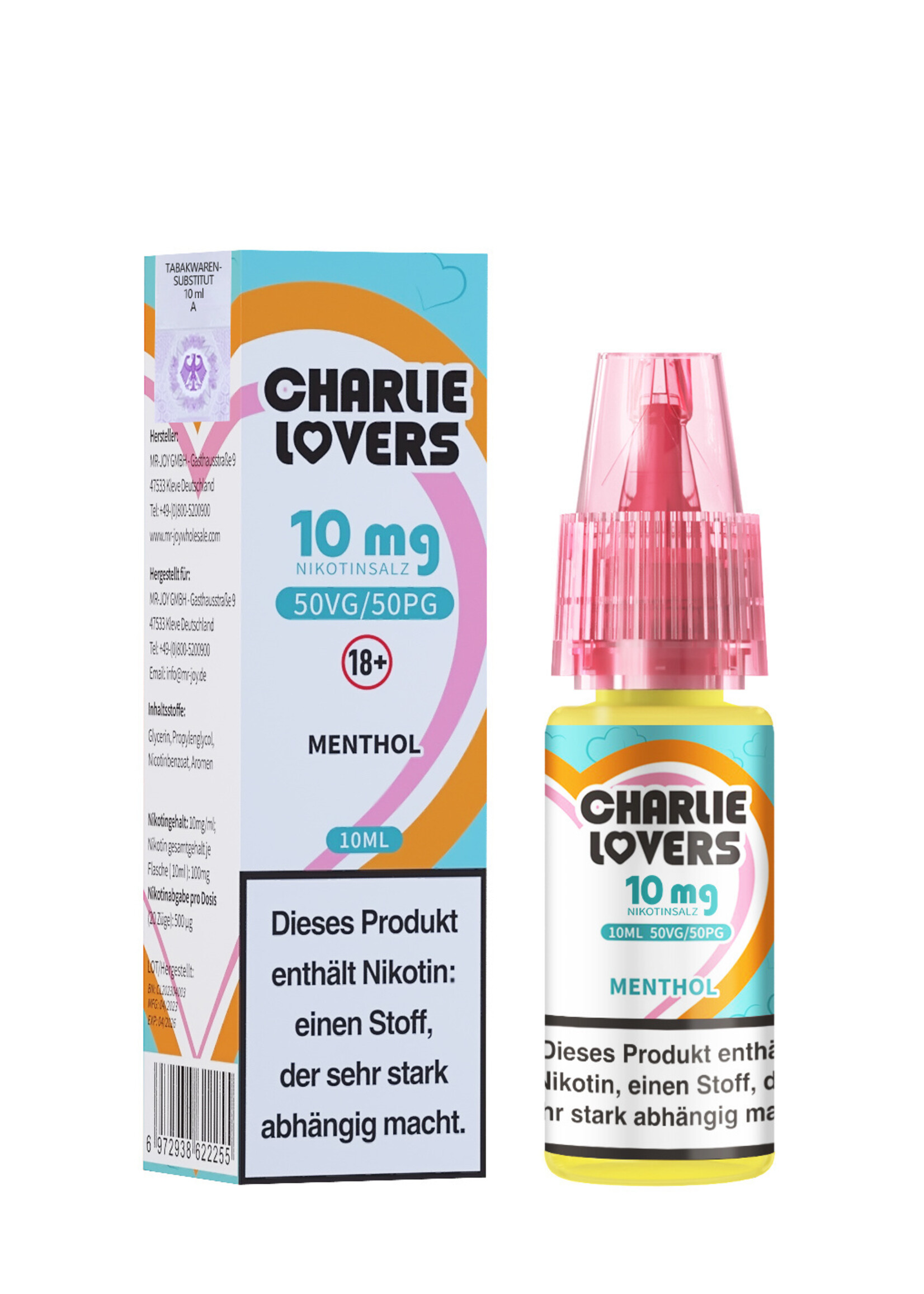 Charlie Lovers - Menthol - Nikotinsalz