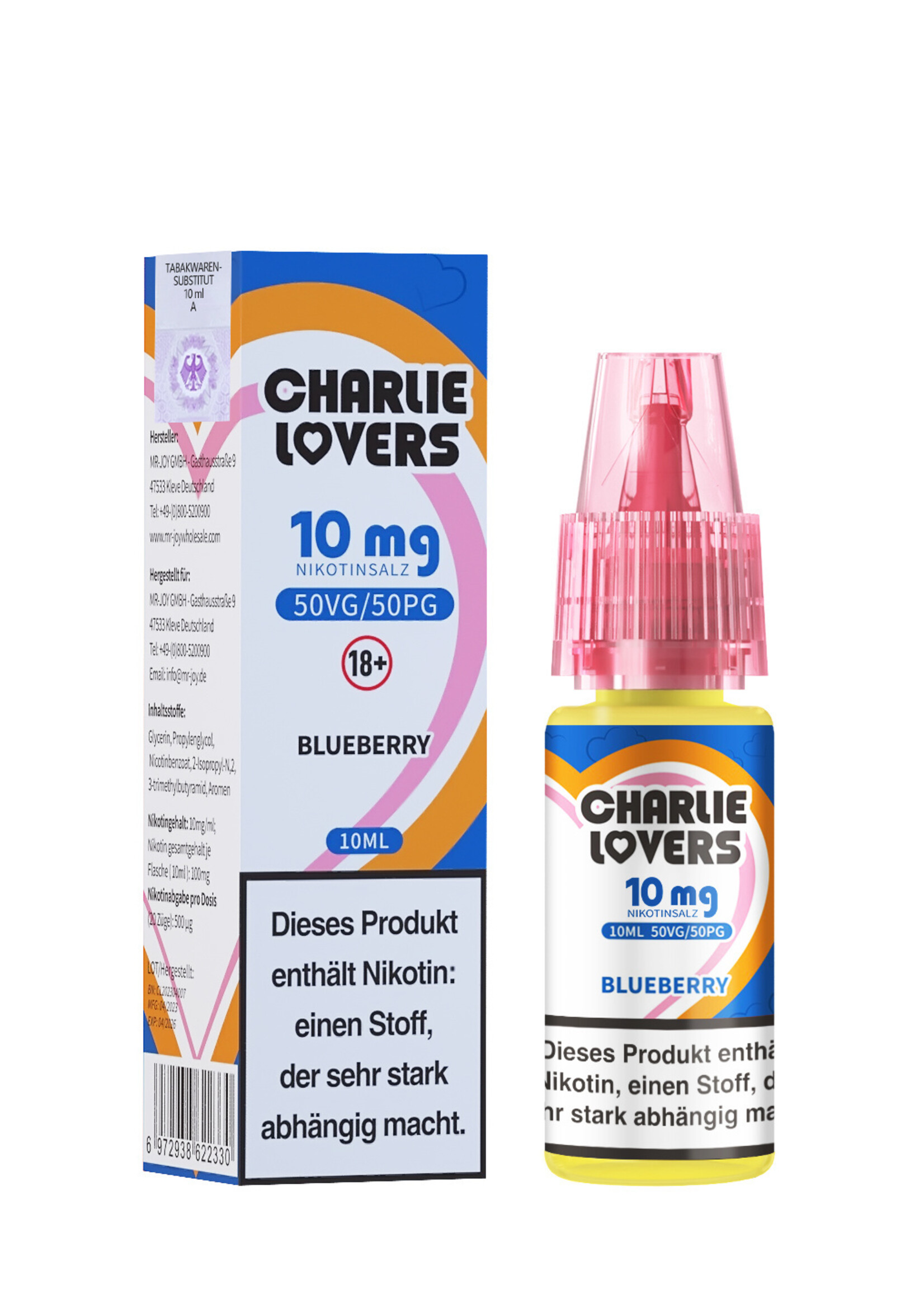 Charlie Lovers - Blueberry - Nikotinsalz