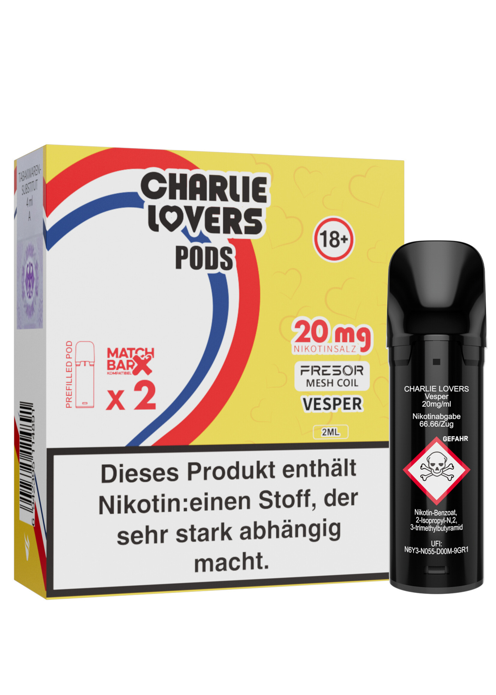 Charlie Lovers Pods - VESPER - 2St - (Elfa Kompatibel)