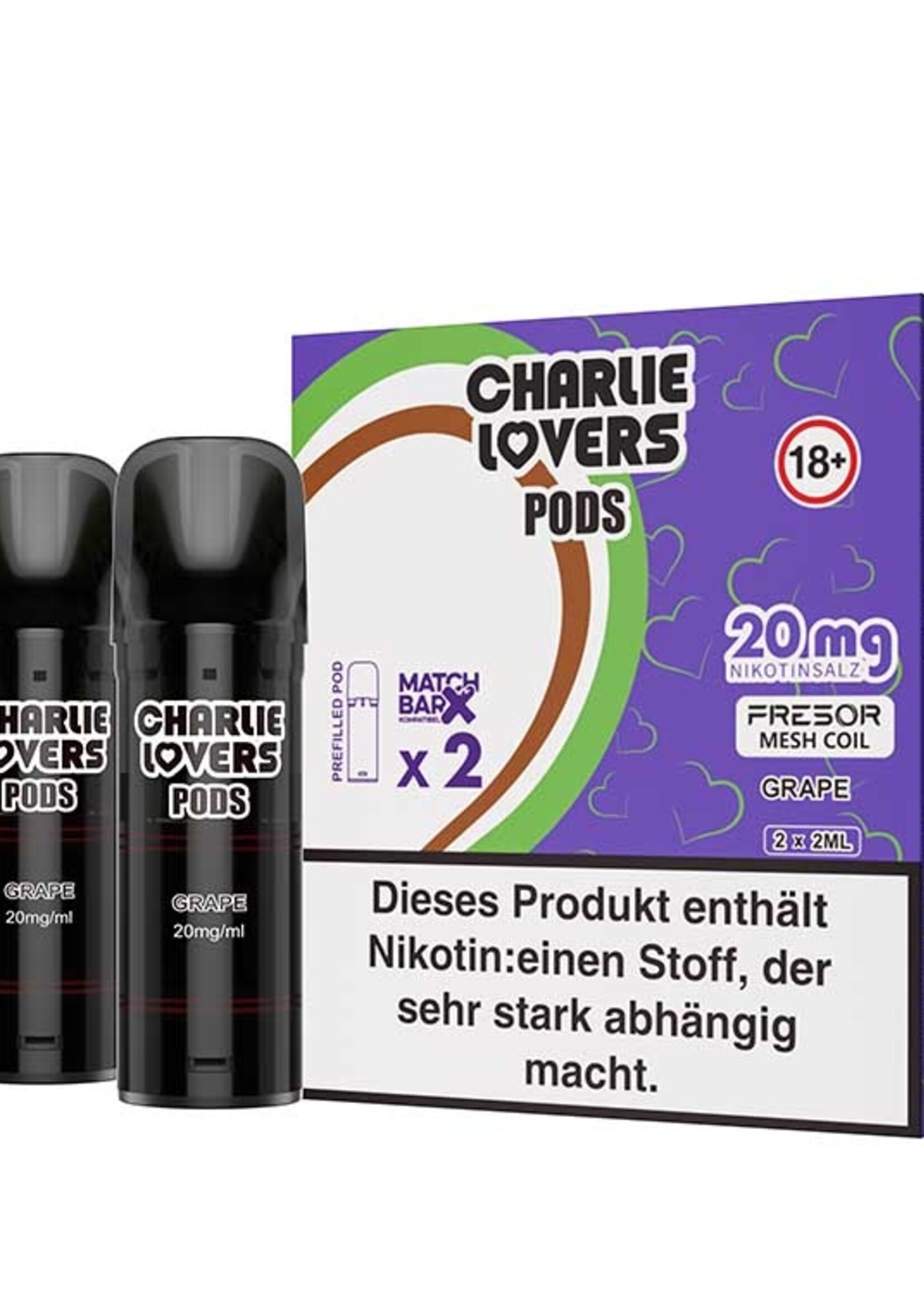 Charlie Lovers MESH Pods - GRAPE - 2St