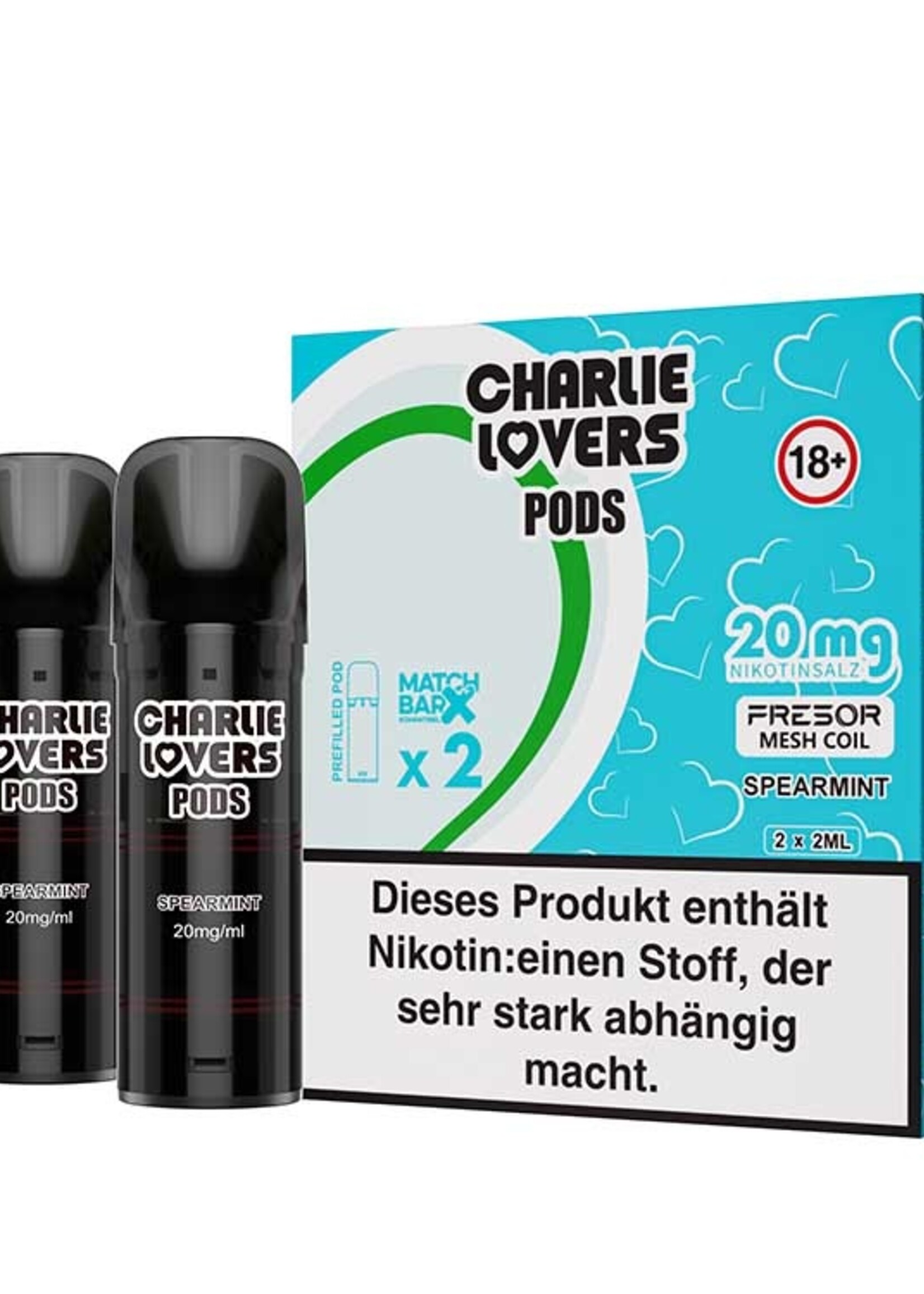 Charlie Lovers MESH Pods - SPEARMINT - 2St