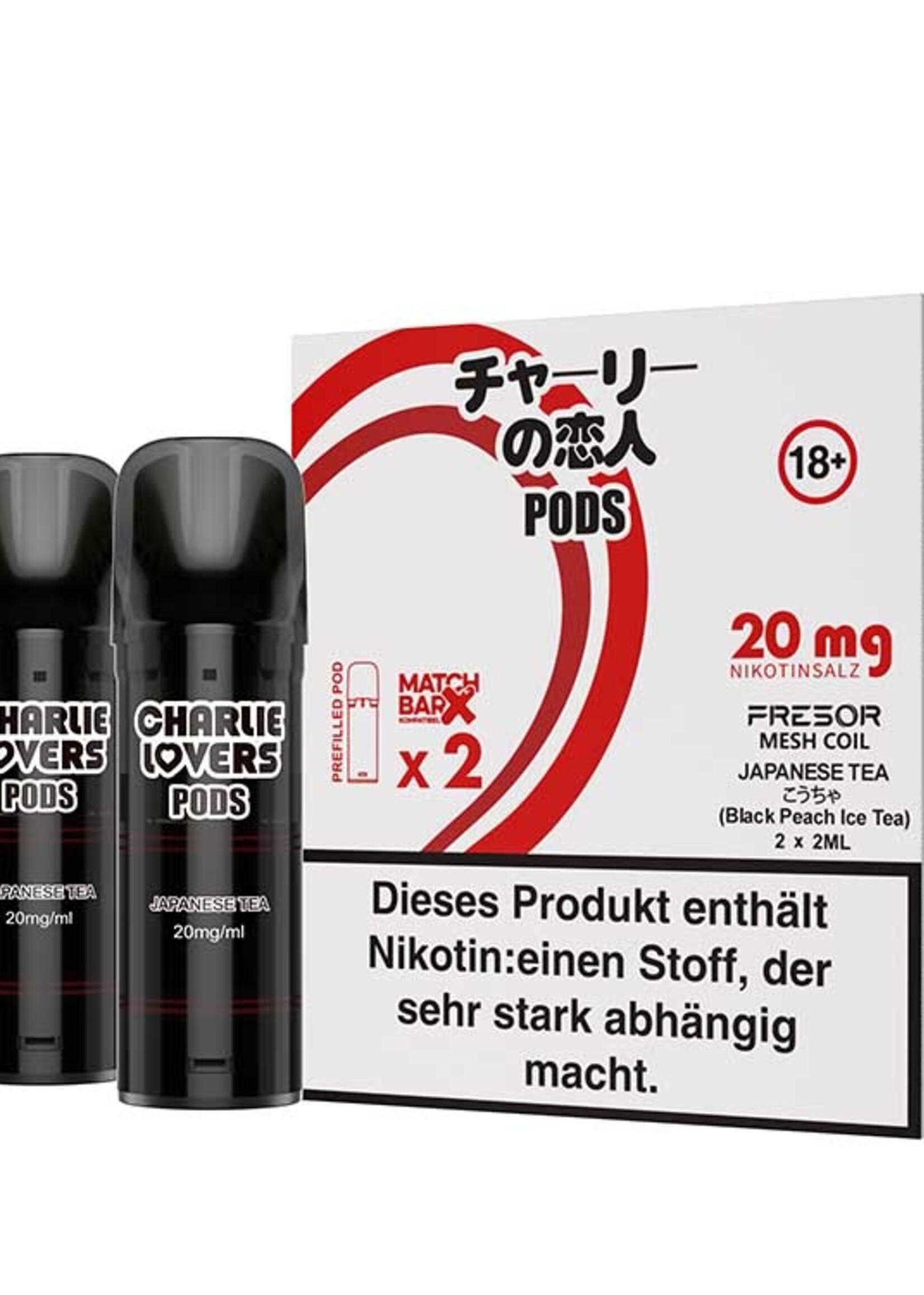 Charlie Lovers MESH Pods - JAPANESE TEA - 2St