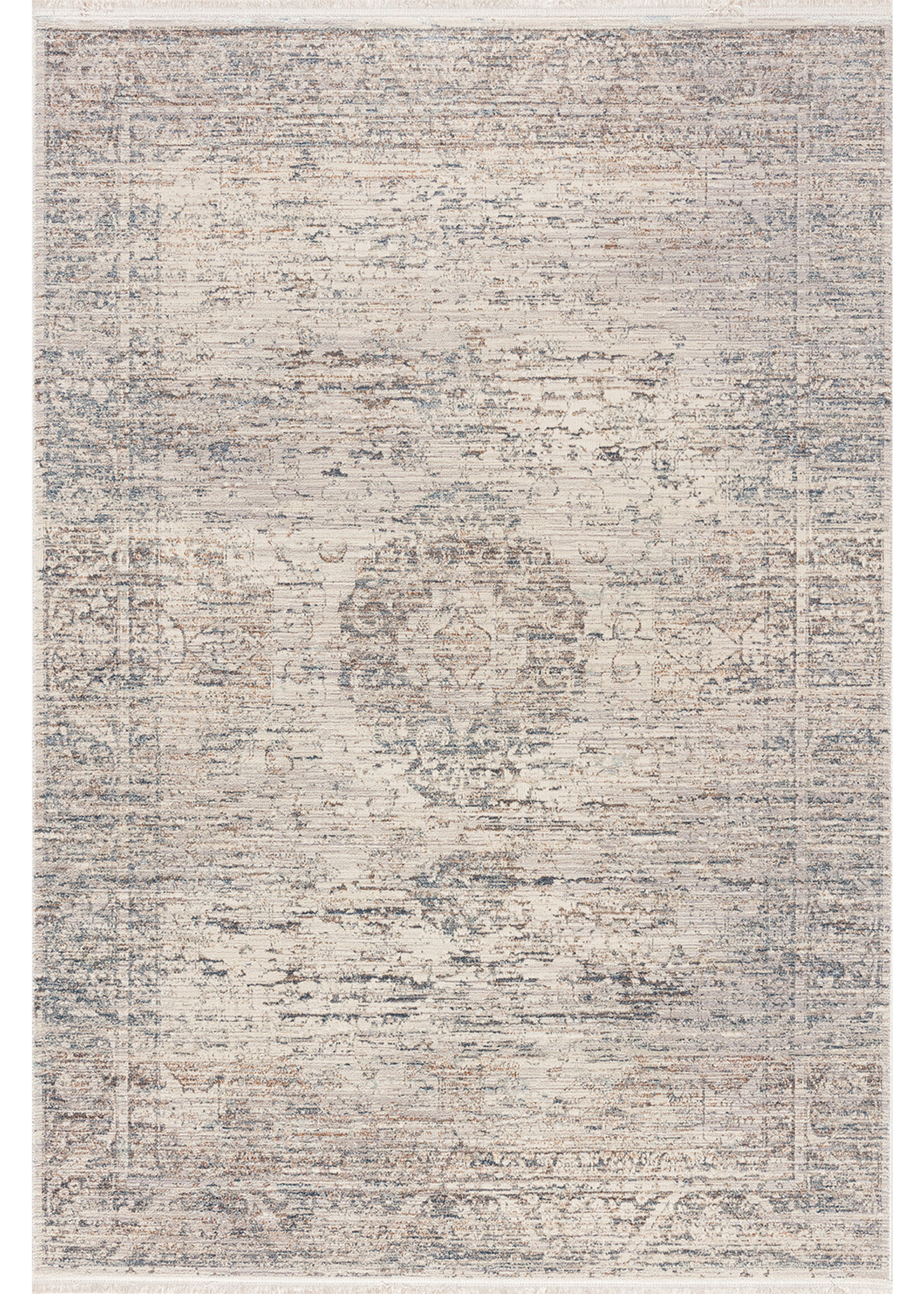 Brinker -  Various dessin 840 off white/blue