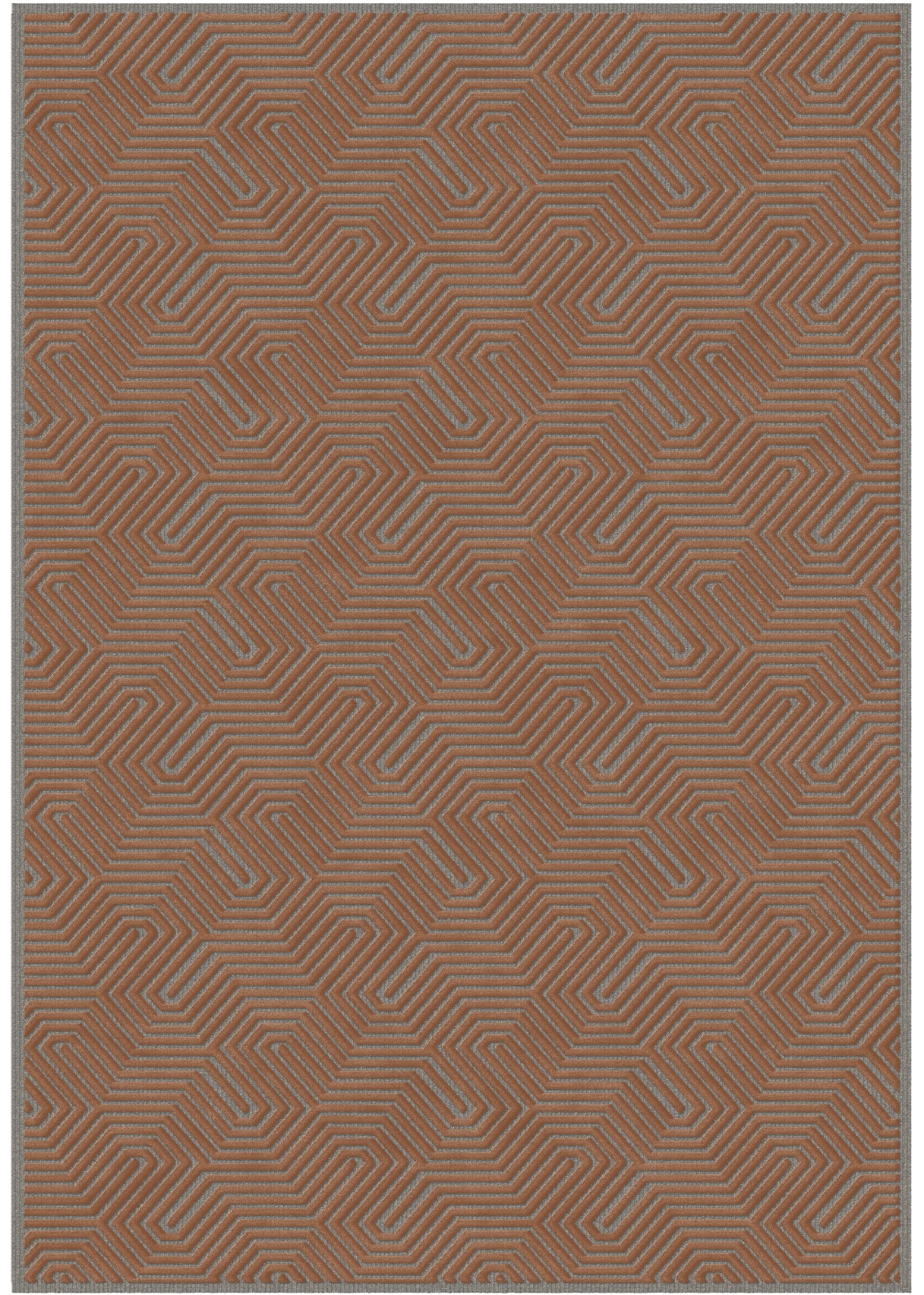 Brinker -  Graphix dessin 923 Grey/Cognac