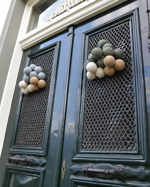 10x SISAL MARCAME BALLS GREEN