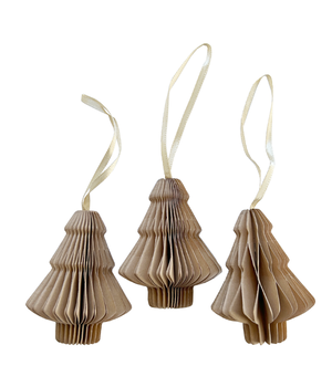 10x PAPER TREE CARAMEL