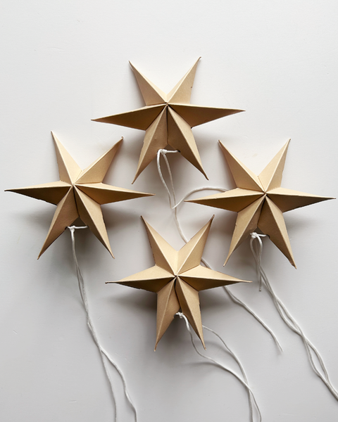 10X 2 CARAMEL MINI PAPER STARS