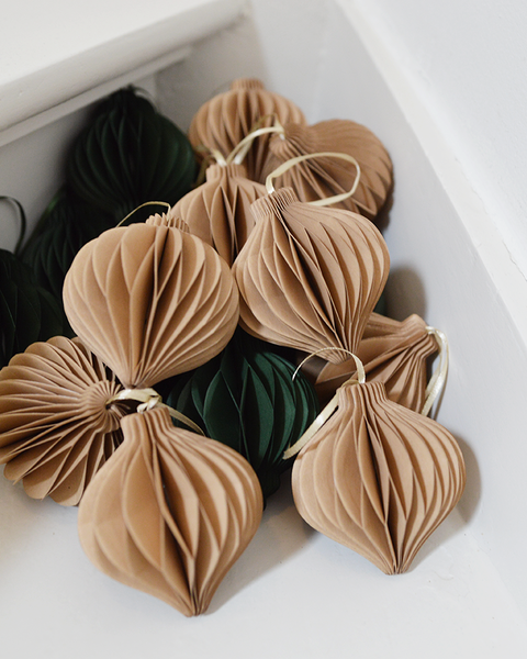 10x PAPER DROP CARAMEL