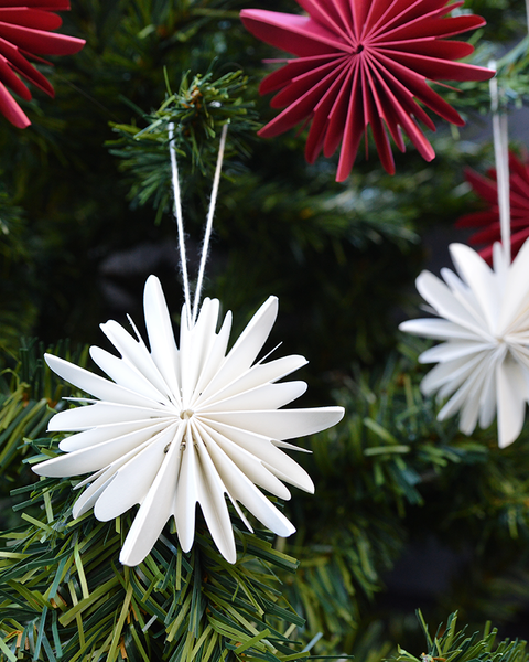 NOORDliving 10x PAPER SNOWFLAKE WHITE - NOORDliving