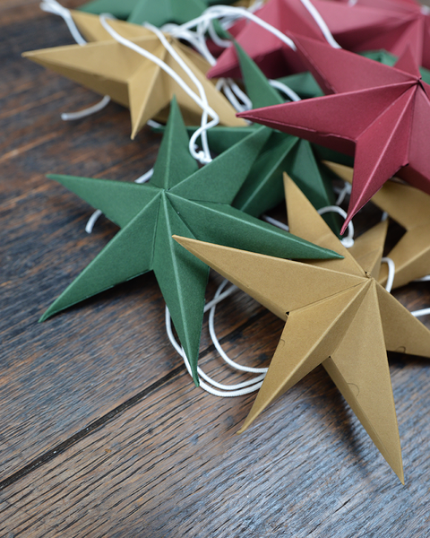 10x2 COFFEE MINI PAPER STARS