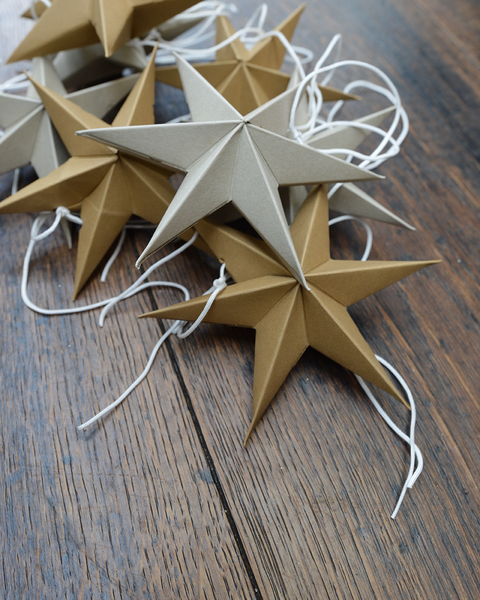 10x2 COFFEE MINI PAPER STARS