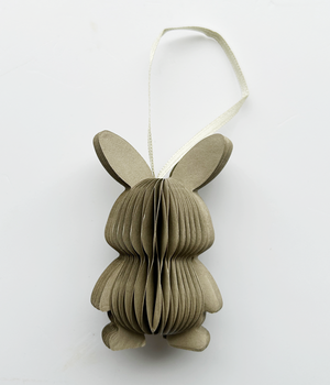 10 PAPER BUNNY WARM GRAY