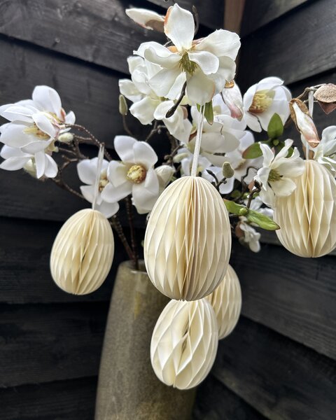 10 PAPER EGG WHITE 10cm