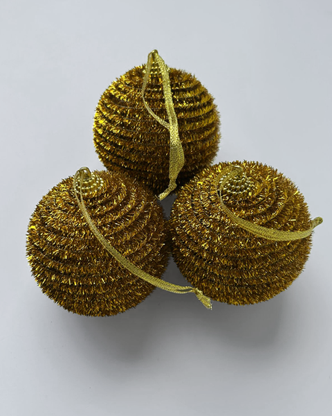 10X PIPE CLEAN BALLS GOLD SPARKLE
