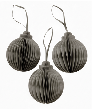 10x PAPER BALL GRAY GREEN