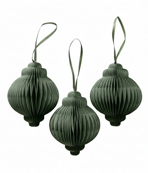 10x PAPER JEWEL OLIVE GREEN