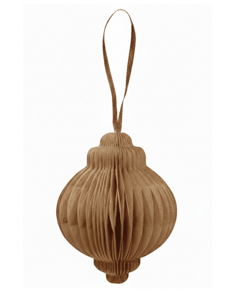 10x PAPER JEWEL TERRACOTTA BROWN